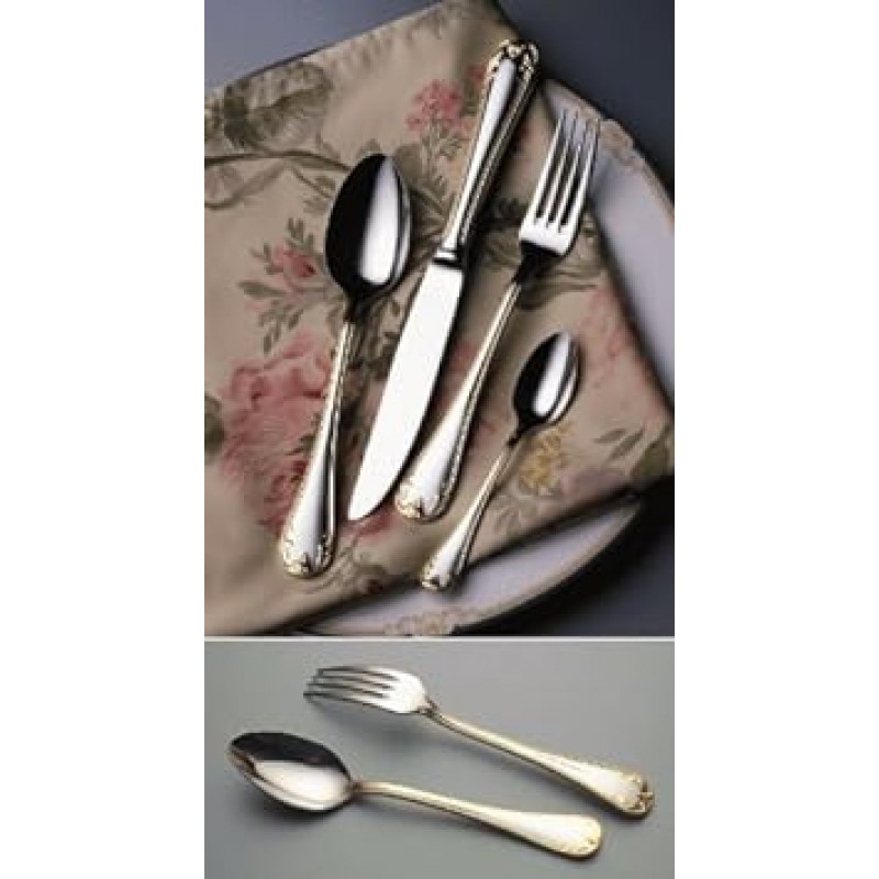 alfact/huransia (金彩) Dinner Set 42pc [For] Cutlery Set (6, Personalized Free) [Made In Japan/荒澤 Edison]