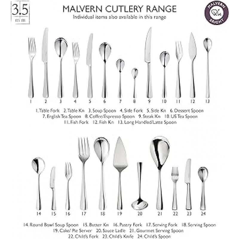 Robert Welch Malvern 브라이트 칼 84점 세트 12인용