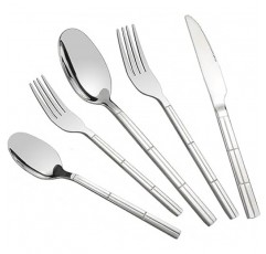 lesbin 60-piece 스테인레스 스틸 Flatware / 수저 세트, 서비스 for 12