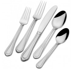 Mikasa Regent Bead 65-Piece Flatware Set [병행 수입품]