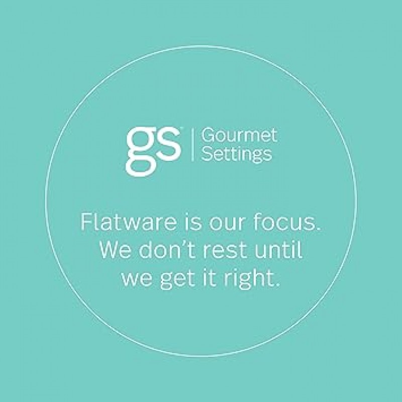 Gourmet Settings 실버 티어 5피스 스테인리스 스틸 안주인 세트 Gourmet Settings