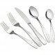 eagrye 60-piece Flatware 세트, 스테인레스 스틸 은 식기, 서비스 for 12