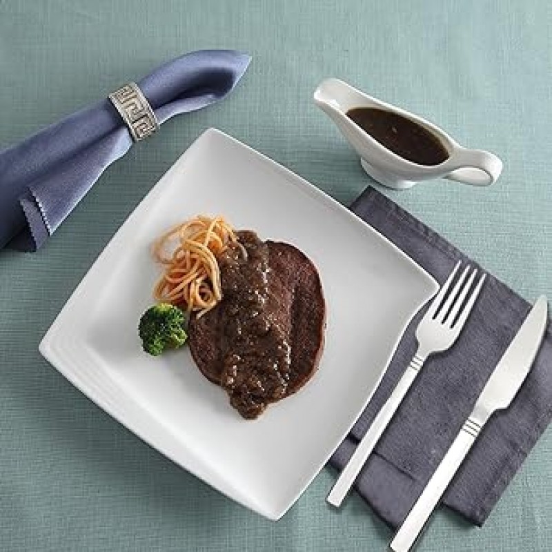 fIaze 80 개 스테인레스 스틸Flatware Set, Service for 16