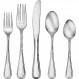 Liberty Tabletop 클래식 림 45 Piece Flatware Set for 8 Made in USA