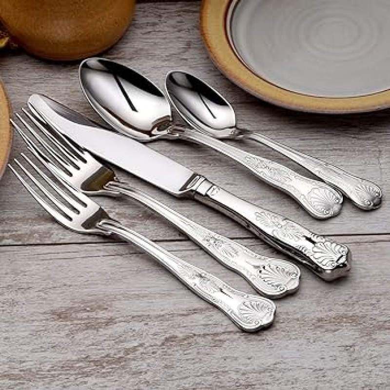 셰필드 20 Piece Flatware 세트Made in USA