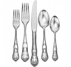 Liberty Tabletop 마사 워싱턴 45-piece 18 / 10 Flatware set for 8 , includes serving 피스Made in USA