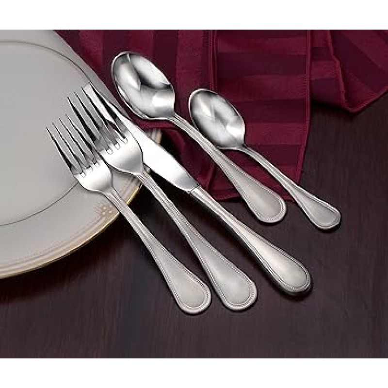 Liberty Tabletop 새틴 진주 65pc 세트 서비스 for 12 Made in USA