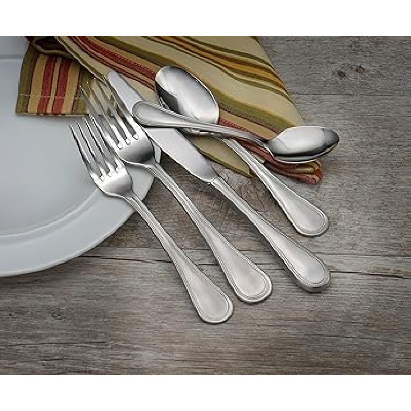 Liberty Tabletop 새틴 진주 65pc 세트 서비스 for 12 Made in USA