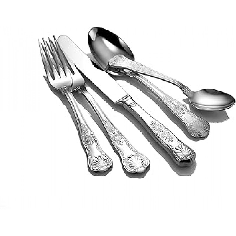 Liberty Tabletop 셰필드 65 Piece Flatware Set for 12 Made in USA
