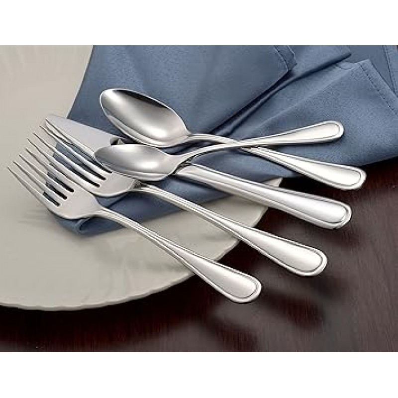 Liberty Tabletop 클래식 림 20 Piece Flatware Set for 4 Made in USA