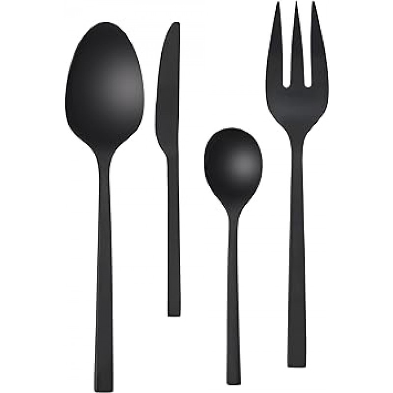 Wedgwood Vera Wang Polished, 5 피스 퓨어-수세텍싱구, blk