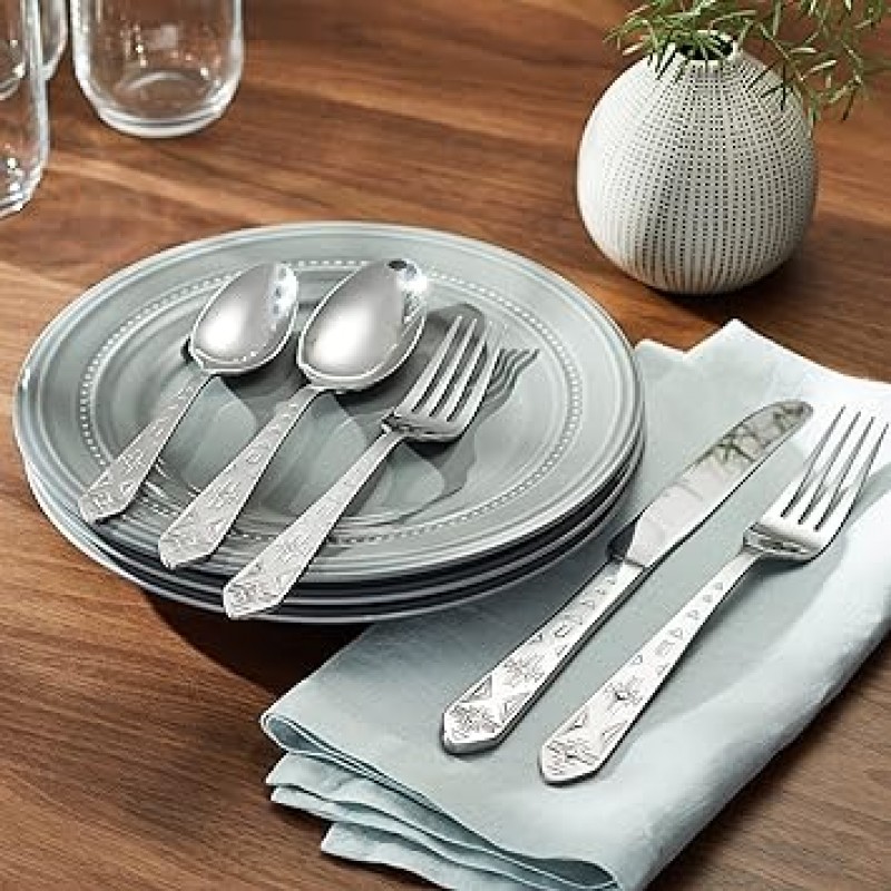 Towle Living Everyday 푸에블로 20피스 플랫웨어 세트 by Towle Living
