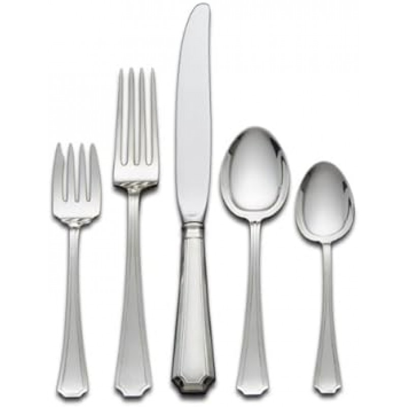 Gorham Fairfax 5-piece 스털링 실버 저녁 식사Flatware Set , Service for 1