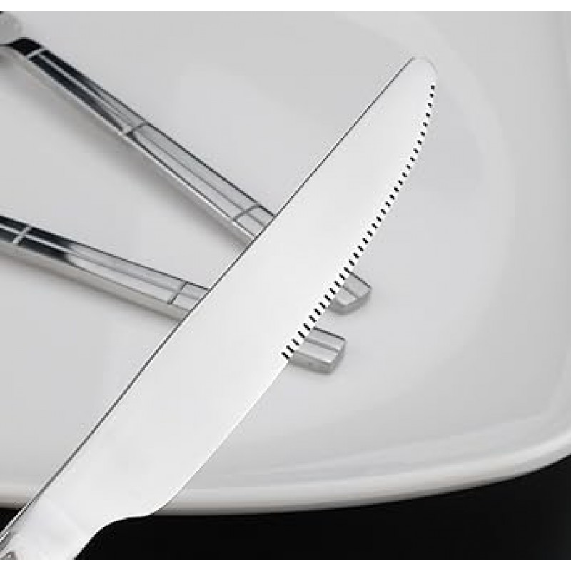 lesbin 80-piece 스테인레스 스틸Flatware Set, Service for 16