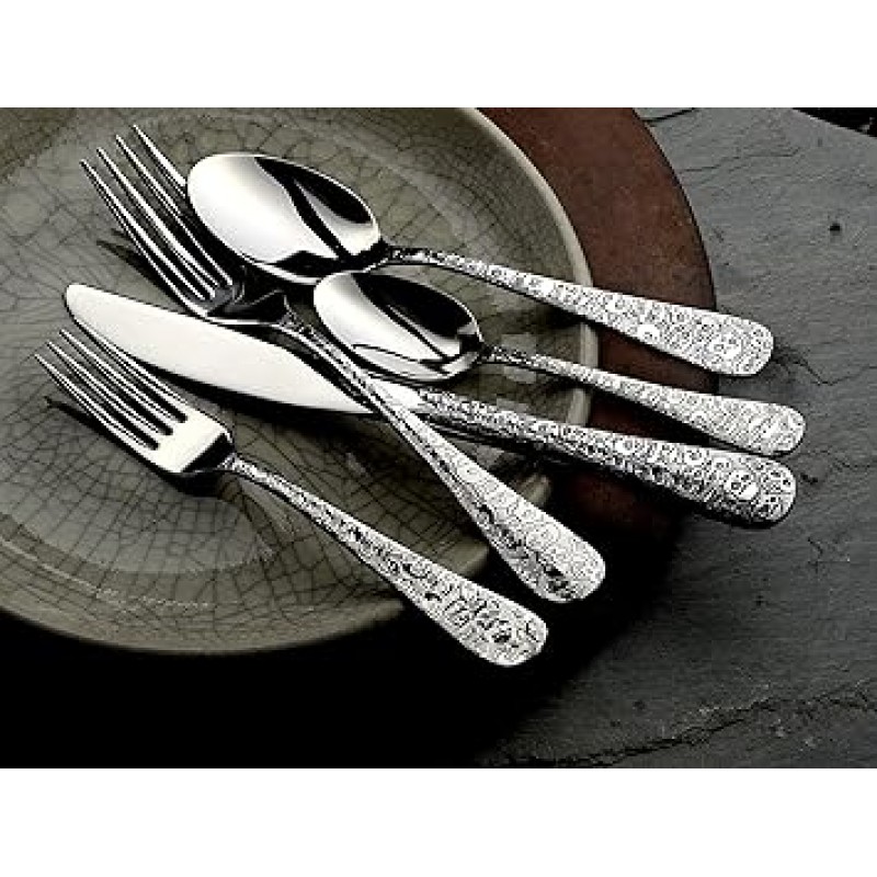 Liberty Tabletop Calavera (스컬) 65 Piece Flatware Set for 12 Made in USA