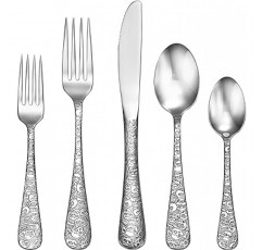 Liberty Tabletop Calavera (스컬) 65 Piece Flatware Set for 12 Made in USA