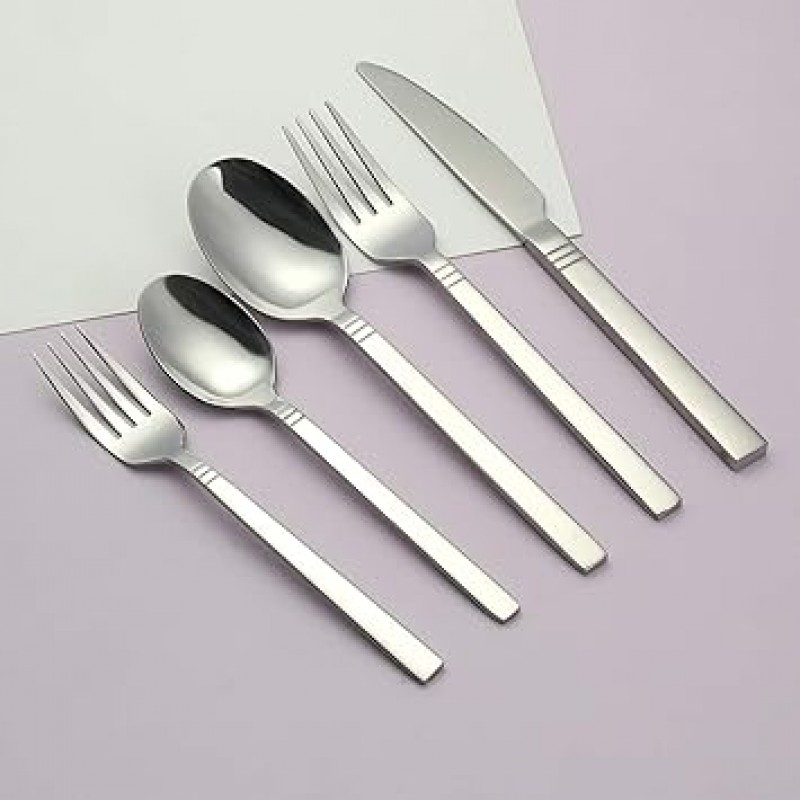 morcte 80-piece 18 /10 스테인레스 스틸 Flatware Set