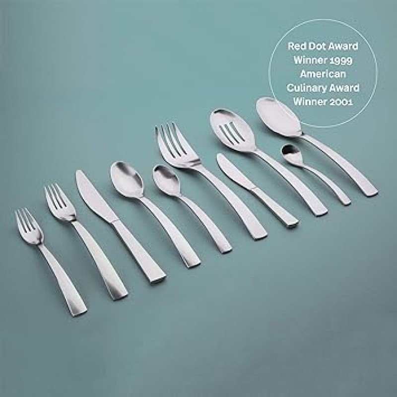 미식가 설정Carry On 45-piece Flatware Set, Service for 8