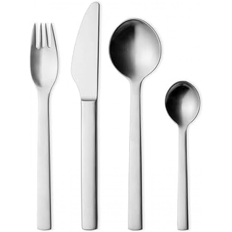 Georg Jensen 칼집 18/8 스테인레스 스틸 실버 24 점 세트