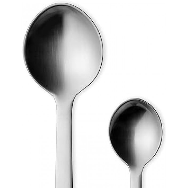 Georg Jensen 칼집 18/8 스테인레스 스틸 실버 24 점 세트