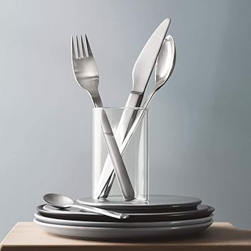 Georg Jensen 칼집 18/8 스테인레스 스틸 실버 24 점 세트