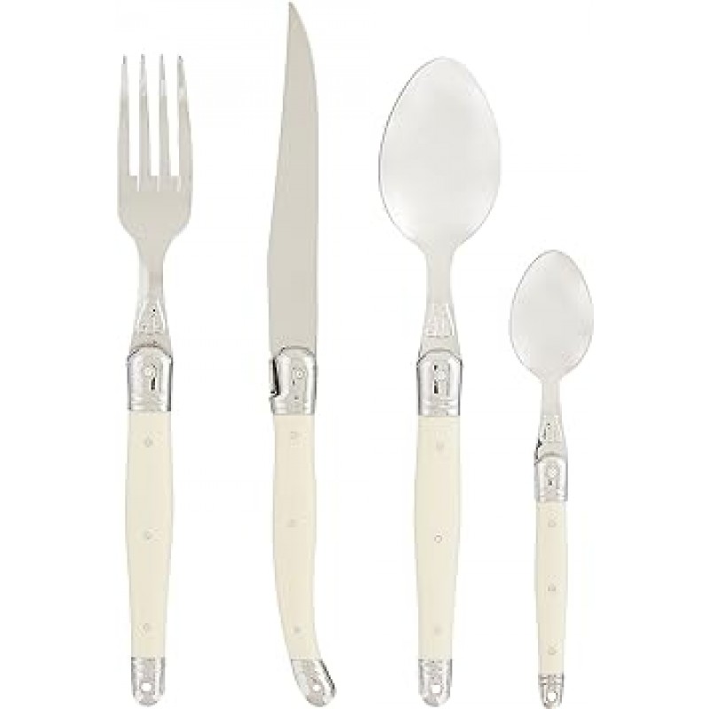 Laguiole ragio-ru Pieces Cutlery 24 Pieces Set (Knife/Spoon/Fork) [병행수입품]