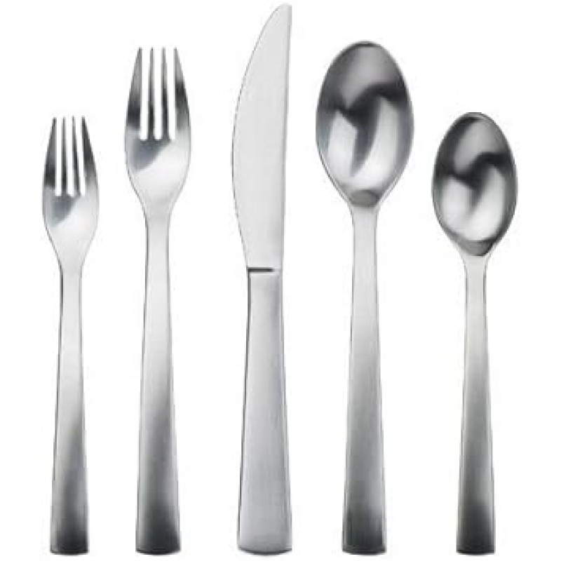 미식가 설정 Carry On 20 Piece Flatware Set