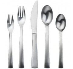 미식가 설정 Carry On 20 Piece Flatware Set