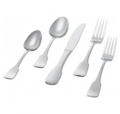 Ginkgo International Alsace 5-piece 스테인레스 스틸 Flatware Place Setting 5-Piece 실버 079914150057