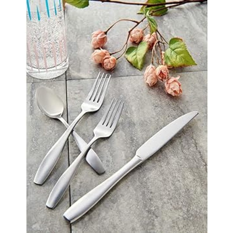 햄튼 Forge 서명 Gourdon 새틴 20-piece Flatware 세트, 232b020hbb