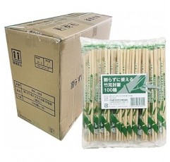 Yanagi Products PK-009 분할 젓가락, 깨지지 않고 사용할 수 있는 대나무 젓가락, 7.9인치(20cm), 이쑤시개, 100쌍 x 30개, 케이스 판매, 개별 포장, 상업용