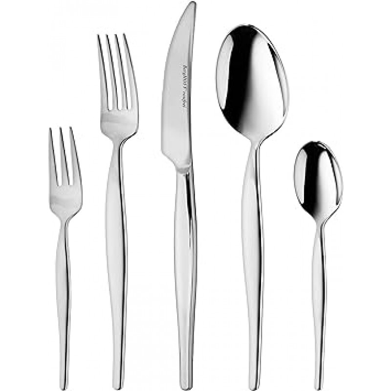 Berghoff Ralph Kramer Finesse 72pc 스테인레스 스틸 Flatware 세트, 미러 광택 Utensils