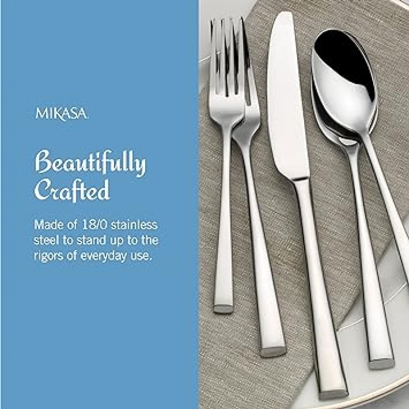 미카사 록포드 20-piece Flatware Set