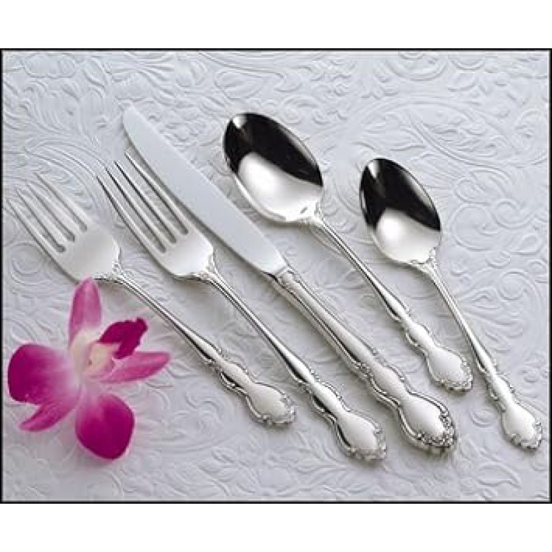 Oneida Dover 5pc Place Setting 세트, Oneida 스테인레스 스틸 Flatware