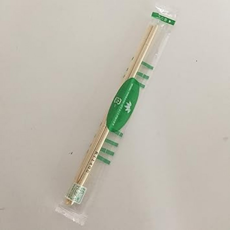 야마토 물산 분할 젓가락, 대나무, 원형, 밀봉 젓가락, 이쑤시개 포함, 약. 길이 20cm x 지름 5mm, 개별 포장, 위생적, 깨지지 않고 사용 가능, 케이스 판매, 100쌍, 40개 세트
