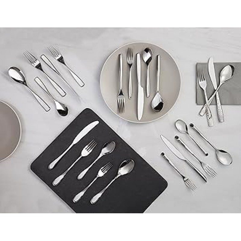 Nambe Aidan 5-piece 스테인레스 스틸 Place Setting, 서비스 for 1