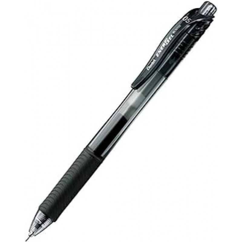 Pentel EnerGel X XBLN105-A5 볼펜, 5팩, 블랙