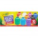 Crayola 541205 수채화 물감 병 페인트, 10색, 물로 쉽게 제거, 클래식