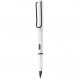 LAMY L19WTB-EF 만년필, 엑스트라 파인 포인트, 사파리, 화이트, 블랙 클립, 겸용, 한정수입 정품