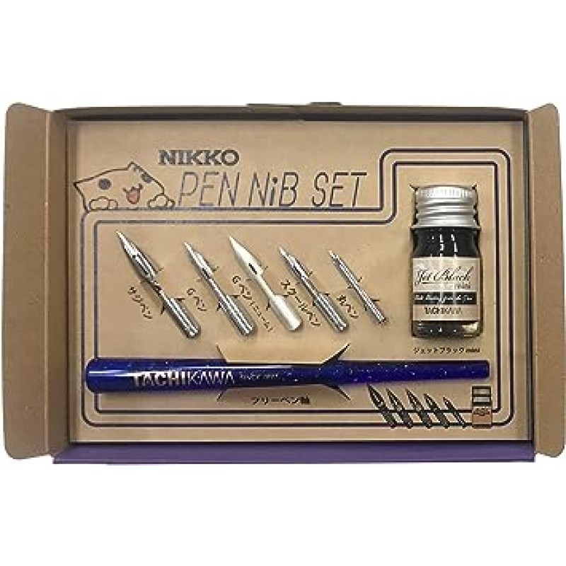 Tachikawa Pin Mfg. Tachikawa Nikko Manga Nib Set N-CPS
