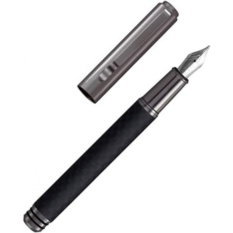 IWI-9S641-V0V 만년필, 파인 포인트, EF 핸드 스크립트, 탄소 섬유 건메탈
