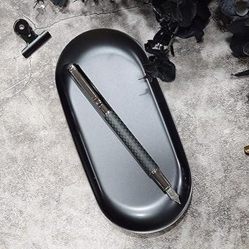 IWI-9S641-V0V 만년필, 파인 포인트, EF 핸드 스크립트, 탄소 섬유 건메탈