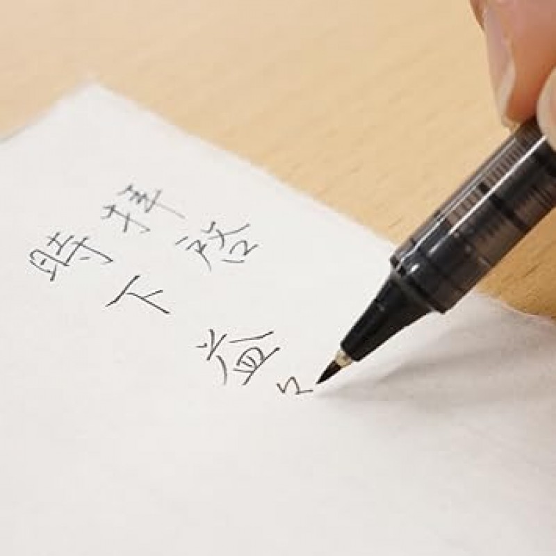 Kuretake ER186-113 Fountain Pen, Kuretake Fountain Brush, Maki-e Monogatari, Sakurazono, Black Shaft