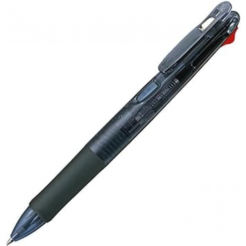 Zebra B-B4A3-BK 4색 볼펜, 클립온 G4C, 블랙, 10개입