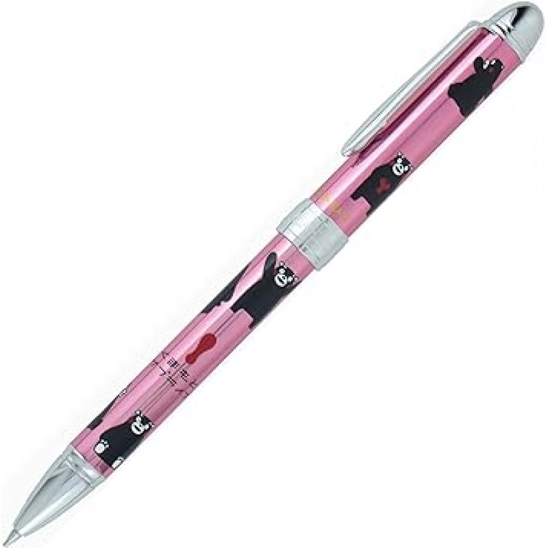 se-ra-만년필 Multi-function Pen 2 Colors + Sharp 蒔絵 Frock Kumamon Metal Pink 16 – 8378 – 231