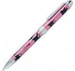 se-ra-만년필 Multi-function Pen 2 Colors + Sharp 蒔絵 Frock Kumamon Metal Pink 16 – 8378 – 231