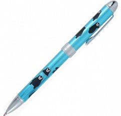 se-ra-만년필 Multi-function Pen 2 Colors + Sharp 蒔絵 Frock Kumamon Metal Blue 16 – 8378 – 244