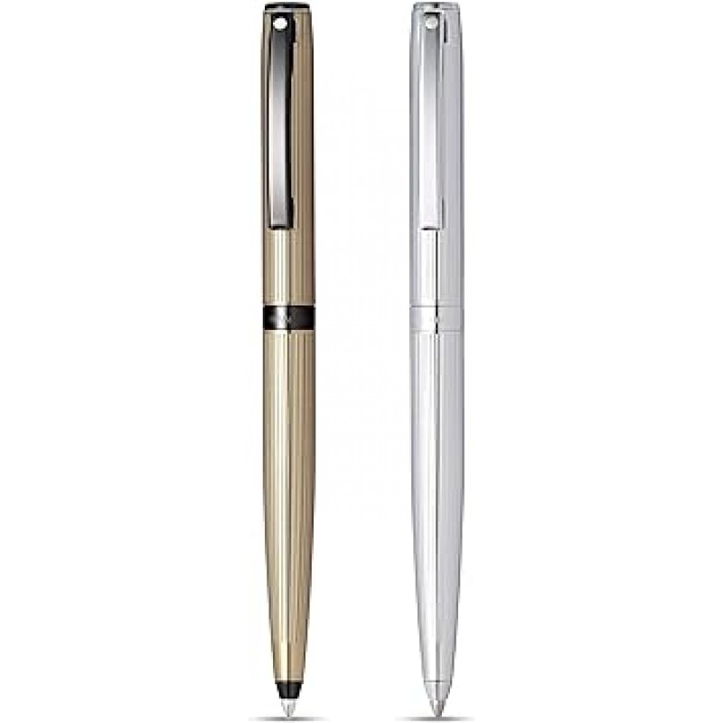 SHEAFFER Sagaris N0948150 만년필, M, 미디엄 포인트, 크롬