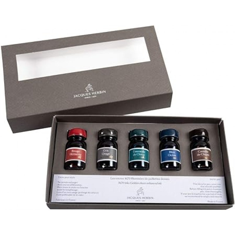 잭엘반 애니버서리 잉크 1670 코프레 10ml x 5병[금입자함] (만년필/만년필용) hbj14000