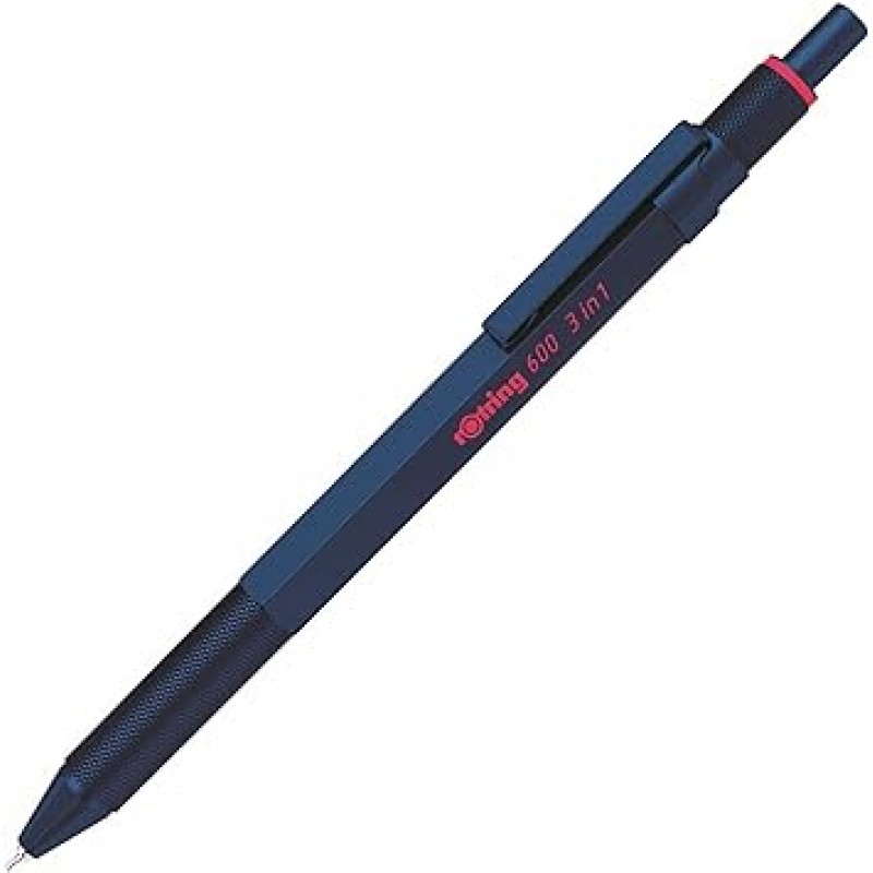 Rottling Multi Pen Iron Blue 600 3 in 1 2159367 rotring 기계식 펜 Fine Writing Stationery 독일어 제도 펜 전문 볼펜